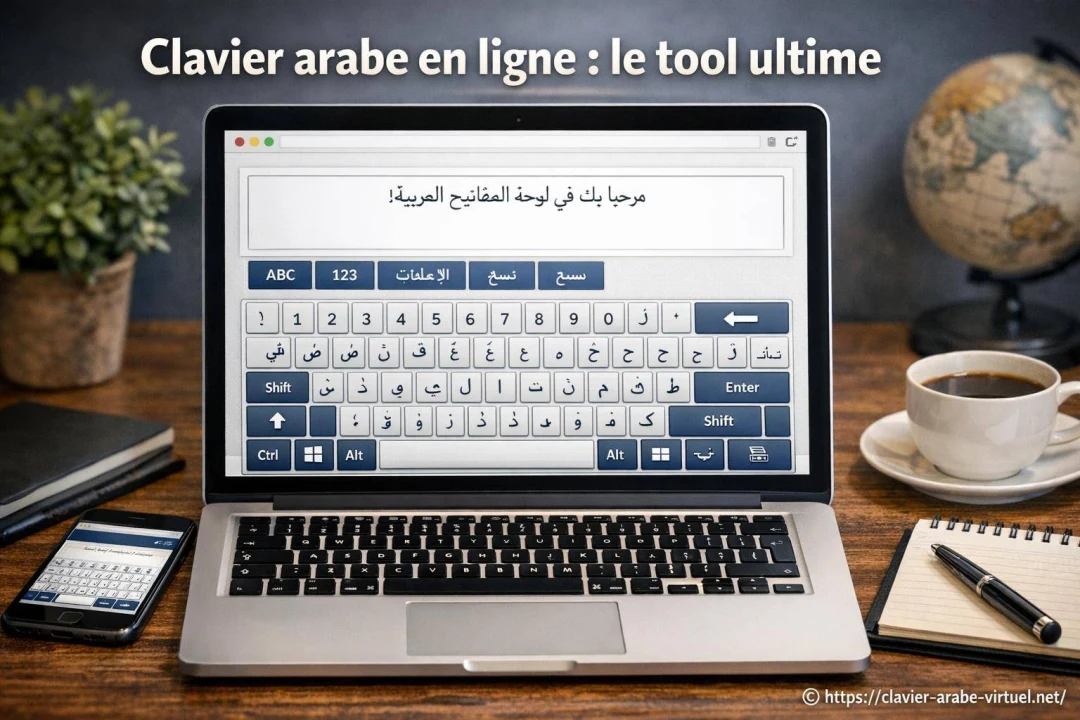 Clavier arabe en ligne : le tool ultime