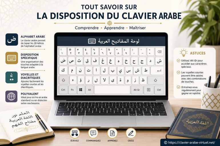 Tout savoir sur la disposition du clavier arabe : guide complet