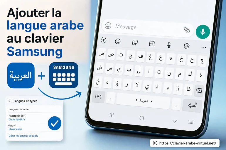 Ajouter la langue arabe au clavier Samsung facilement